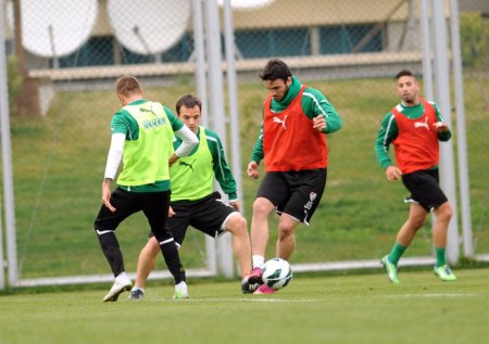 Bursaspor, Fenerbahçe maçı hazırlıklarını sürdürdü