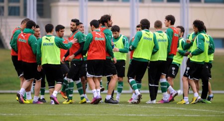 Bursaspor, Fenerbahçe maçı hazırlıklarını sürdürdü