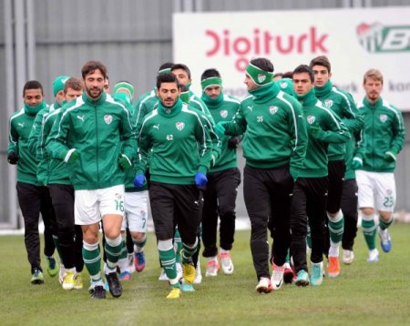 Bursaspor, Gençlerbirliği hazırlıklarını sürdürdü