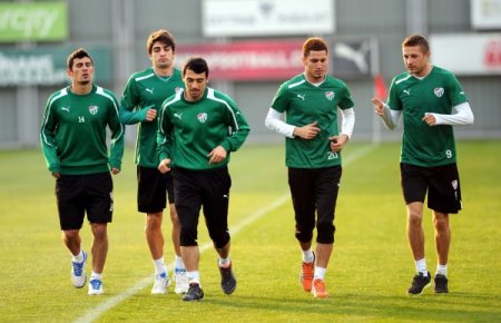 Bursaspor, Kardemir Karabükspor maçı hazırlıklarını sürdürdü