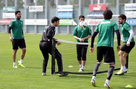 Bursaspor, Kasımpaşa maçının hazırlıklarını sürdürdü