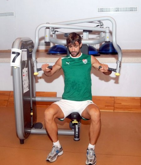 Bursaspor, salonda çalıştı