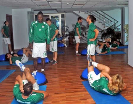 Bursaspor, salonda çalıştı