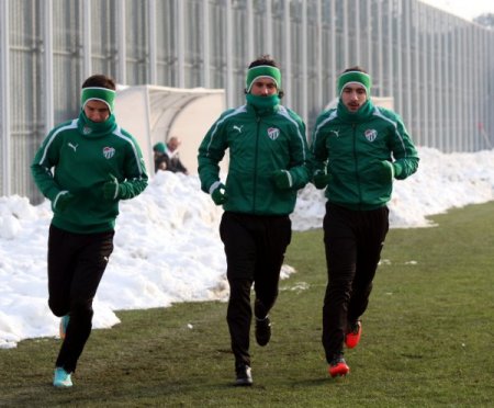 Bursaspor, Sivasspor hazırlıklarını sürdürdü