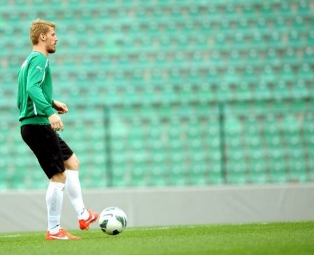 Bursaspor, stadyumda çalıştı