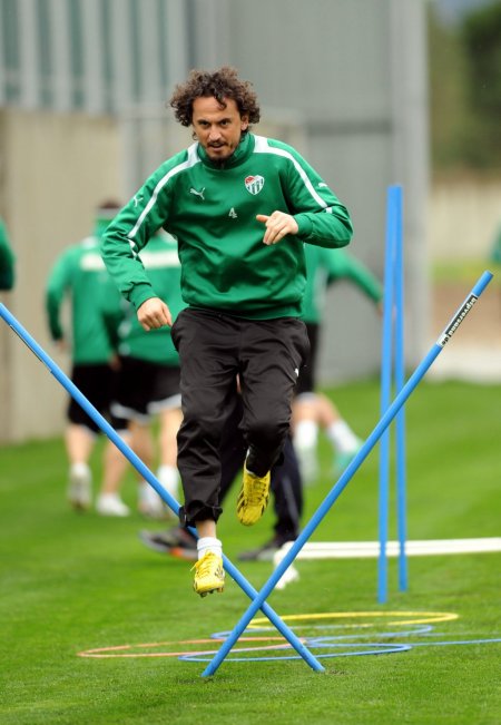 Bursaspor, Trabzonspor maçı için hazırlıklarını sürdürdü