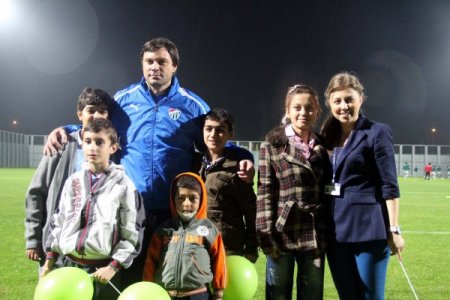 Bursaspor, yağmur altında çalıştı