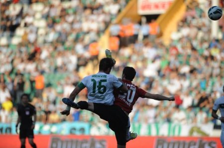 Bursaspor: 0 - Gaziantepspor: 1 (İlk yarı)