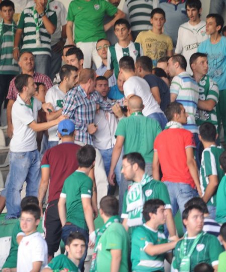 Bursaspor: 0 - Gaziantepspor: 1 (İlk yarı)