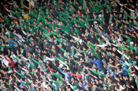 Bursaspor: 1 - Sanica Boru Elazığspor: 0 (İlk Yarı)