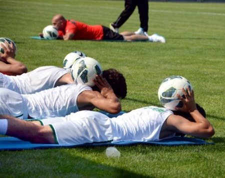Bursaspor kuvvet çalışması yaptı
