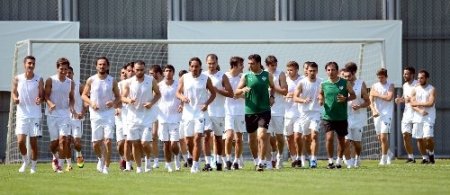 Bursaspor kuvvet çalışması yaptı