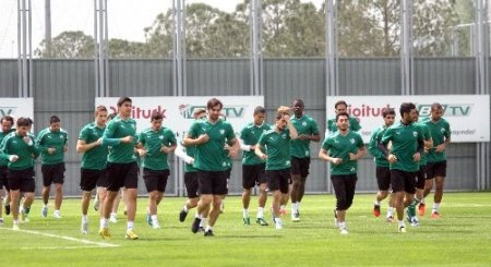 Bursaspor'da hüzünlü antrenman