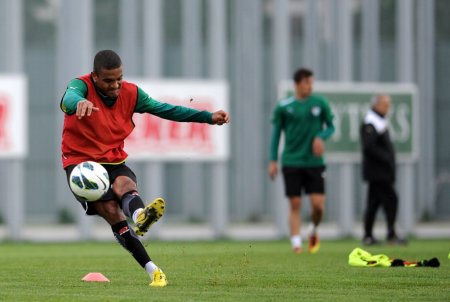 Bursaspor'da neşeli antrenman