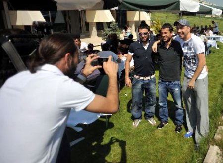 Bursasporlu Futbolcular Mangal Partisinde Stres Attı