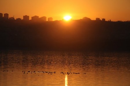 Büyükçekmece’de gün batımı