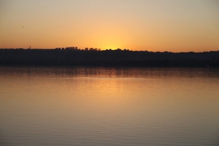 Büyükçekmece’de gün batımı