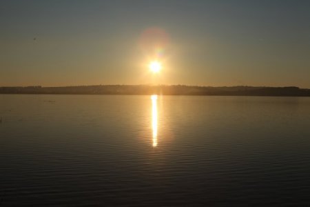 Büyükçekmece’de gün batımı