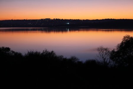 Büyükçekmece’de gün batımı