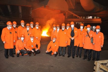 Büyükelçi Bolboceanu ERDEMİR'i gezdi