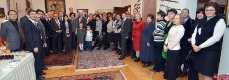 Büyükelçi öğretmenler için resepsiyon verdi