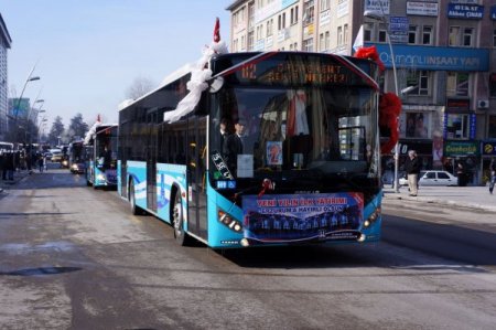 Büyükşehir Belediyesi, şehiriçi ulaşıma 15 otobüs ilave etti