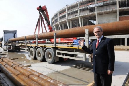 Büyükşehir Belediyesi Stadyumu’nda çatı kaplama başlıyor