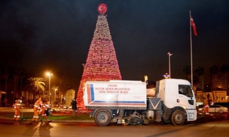 Büyükşehirden 24 saat kesintisiz temizlik