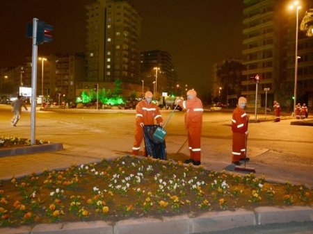 Büyükşehirden 24 saat kesintisiz temizlik