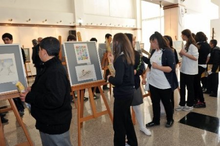 BYEGM, karikatür sergisine ev sahipliği yaptı