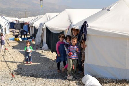 Çadır kentte kış hazırlıkları başladı