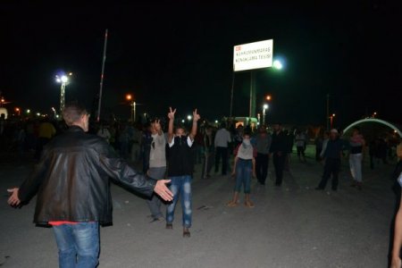 Çadır kentteki gerginlik büyümeden önlendi