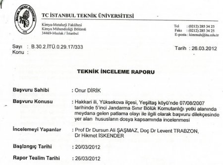 Çağlar üsteğmeni öldüren patlayıcının terörist mayını olmadığı belirlendi (Özel)