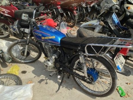 Çaldıkları motosikletlerin şasisini değiştirmek için Almanya'da alet getirmişler