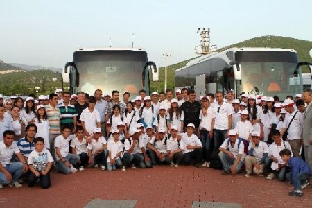 Çaldıranlı öğrenciler, Muğlalı ailelere misafir oldu