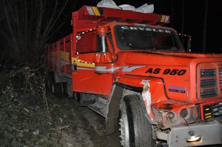 Çalıntı Kamyonu Kovalayan Ekip Aracı Kaza Yaptı: 2 Polis Yaralı