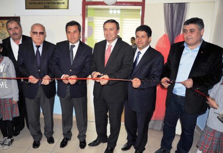 Çalkaya Hacıaliler İlkokul ve Ortaokul Kütüphanesi açıldı