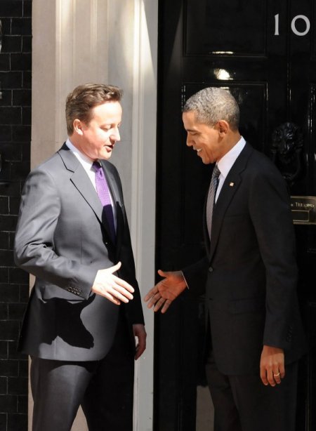 Cameron Ve Obama Bir Araya Geldi