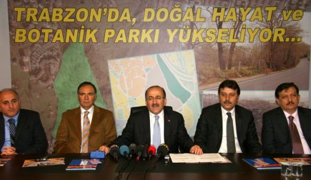 Çamoba'ya botanik parkın önü açıldı