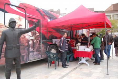 Çanakkale 1915 Gezici Müzesi Merzifon’da