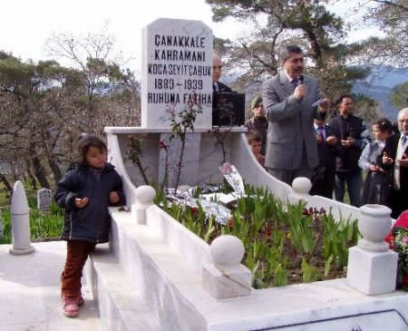 Çanakkale Kahramanlarından Koca Seyit Mezarı Başında Anıldı