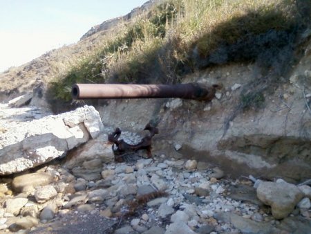 Çanakkale sahilinde iki tarihî top bulundu