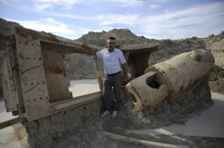 Çanakkale'de gömülü tarihî toplar günyüzüne çıkarıldı