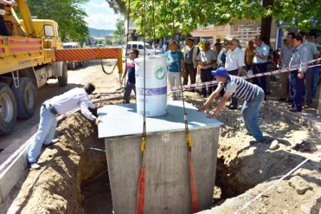 Çanakkale'de yer altı çöp konteyner sistemi kuruluyor