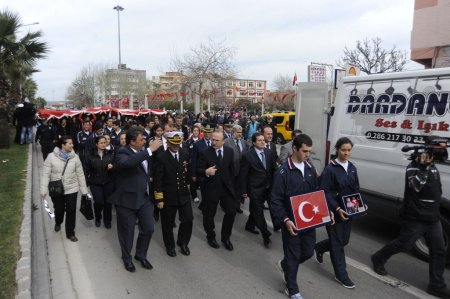 Çanakkale'den kutsal emanetler yola çıktı