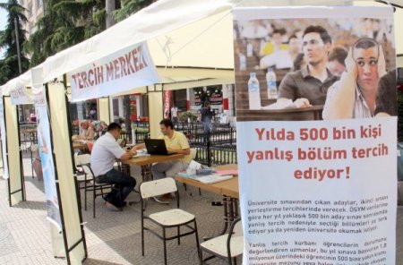 Canik Başarı Üniversitesi, Tercih Çadırları İle Öğrencileri Yönlendiriyor