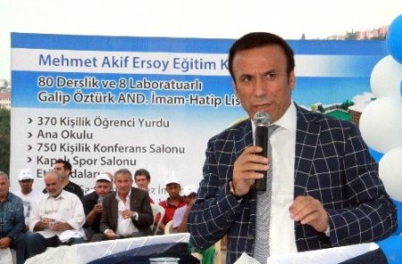 Canik Galip Öztürk İmam Hatip Lisesi temeli atıldı
