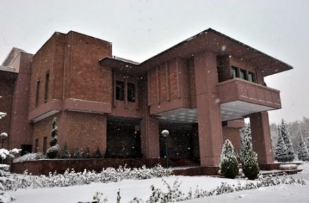 Çankaya Köşkü Beyaza Büründü