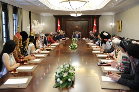 Çankaya Köşkü’nde renkli Nevruz kutlaması