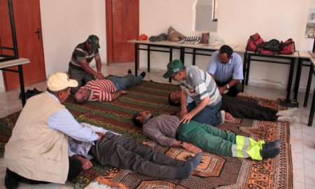 Çankaya'da köylülere acil yardım eğitimi veriliyor